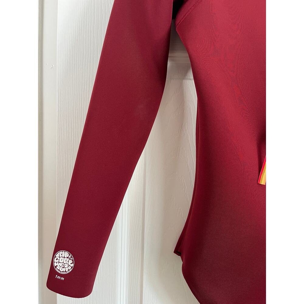 Rip Curl• G BOMB Cheeky 1mm Long Sleeve Spring Suit Wetsuit Maroon - Picture 14 of 17